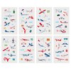 24 Sheets Airplane Temporary Tattoos, Birthday Decorations Airplane Party Favors