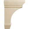 Ekena Millwork BKT02X05X07STRW Stockport Wood Brackets, 2 1/4"W x 5"D x 7"H , Rubberwood