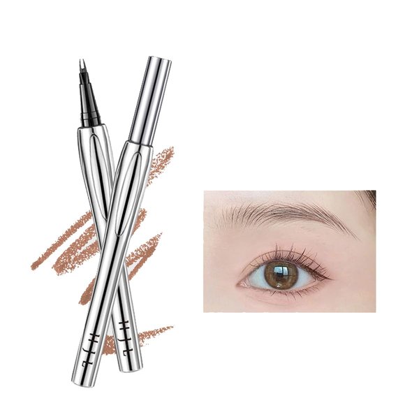 Eyebrow Pencil with 2 Micro-Fork Tip Natural Looking Brows Effortlessly and Stays on All Day Waterproof Mysterious gray brown