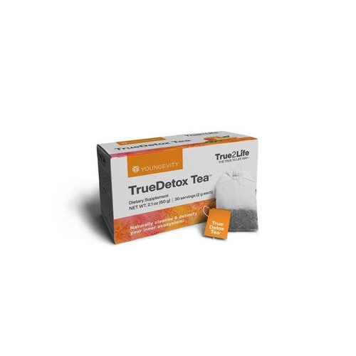 True 2 life True Detox Tea by Youngevity Amazing Delicious! 30ct Box