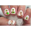 Holiday Christmas Bears 2 Nail Art Decals