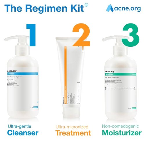 The Regimen Kit 8 oz. - Acne.org Complete Acne Treatment Kit