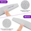 Nail File 10 PCS Professional Double Sided 100/180 Grit Nail Files Manicure Pedicure Tool and Nail Buffering Files