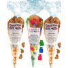 Cashews (2) Honey Salted Roasted Delicately (1) Assorted 12 Flavor Gummi Gummy Bears (NET WT 20 OZ) Gourmet Kruise Signature Gift Bags