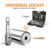 Universal Socket Tools Gifts for Men: Fathers Day Birthday Gift for Dad Husband Him Women 1/4"-3/4"(7-19mm) Super Socket Set Impact Power Drill Adapter Unique Cool Gadgets