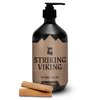 Striking Viking Beard Wash Conditioner Sandalwood Scent - Beard Shampoo Paraben & Sulfate Free for Men - Deep Cleansing for all Beard Types (Sandalwood)