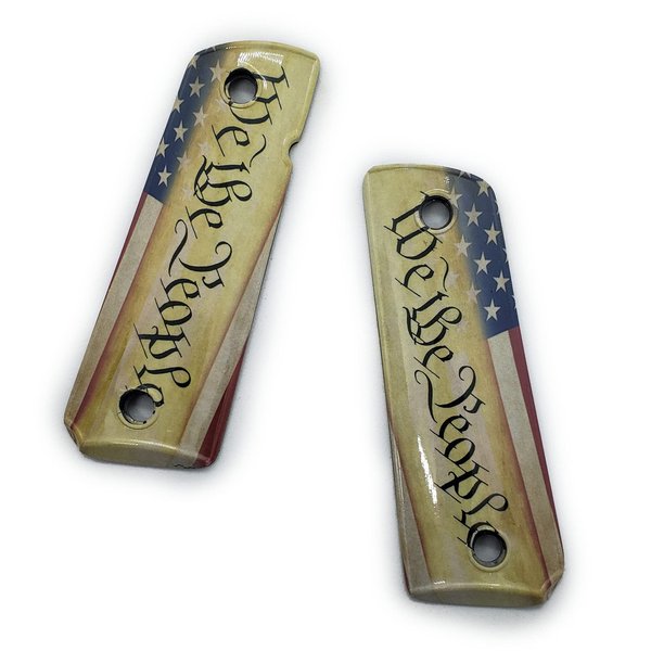 Tek_Tactical Art 1911 Grips Full Size for Kimber Colt Rock Island Springfield Taurus & Clones We The People Grips