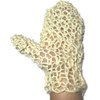 2 PACK 100% Natural Exfoliating Sisal Fiber Loofah Glove Mitt Mitten - Bath Sponge Scrubber Remove Dead Skin - Great for Skin Care in the Bath - Spa or Shower For Human or Pets