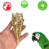 Bonka Bird Toys 3357 (Pk4) Vine Cones 5" x 1.75", Parrot Chew Foot Talon Craft Cage Toy, Amazon, African Grey, Conure, and Similar