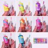 Mebtmel Cute Lip Gloss for Kids, 8PCS Glitter Girls Lip Gloss Set with Shape of Candy, Assorted Flavors Hydrating Lip Balm Party Favor Make-up for Girls and Teens Ages 8-12