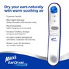Mack's Ear Dryer PRO Rechargeable Warm Air Ear Water Drying Aid with Red Light Therapy and 3 Power Levels for Swimmers' Ears, Showering, Water Sports, Surfing, Scuba, and Hearing Aids