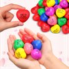 Liliful 100 Pcs Stress Balls Bulk for Adults Motivational Stress Balls Thank You Stress Balls Inspirational Heart Star Foam Ball Back to School Supplies for Students Adults Office Party Favors(Heart)