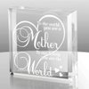 KATE POSH -to The World You are a Mother, to Our Family You are The World - Engraved Keepsake and Paperweight Special Mom Gifts - Gifts for Mother - Gifts for Mom