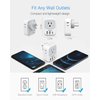 USB Wall Charger, USB Plug Adapter Outlet Extender, TESSAN 3 USB Block (1 USB C Port), Multi Charging Station for Cruise, Bathroom, Office, Dorm Essentials