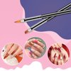 Artdone Nail Dotting Tools 6PCS Double-ended Nail Art Brushes Kit Nail Art Gel Polish Liner Brushes Design Pen For Nail Drawing And Nail Paint Brushes Small Detail Brushes.