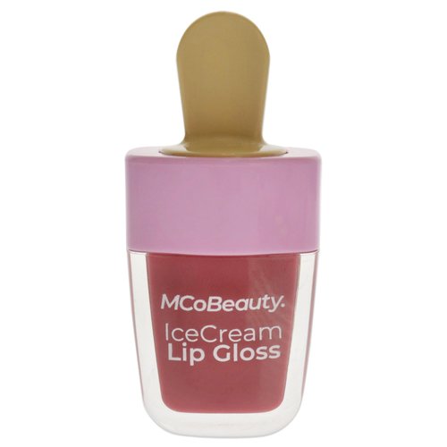 MCoBeauty Oh Sweetie Icecream Lip Gloss - Super Cute Popsicle Shape - Lightweight, Long-Lasting, High-Shine Formula Inside - With A Delicious Scent To Match - Strawberry - 0.185 Oz