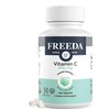 FREEDA Vitamin C - Vegan Vitamin C 500mg - Kosher - Powerful Antioxidant Immune Support - Easy to Swallow Vitamins C Tablets as Ascorbic Acid - Pure Vitamin C 500 mg - Vit C Supplement (100 Count)
