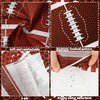 100 PCS Football Cocktail Napkins Football Dinner Paper Napkins 3-Ply Disposable Football Field Party Napkins for Game Day Sports Football Theme Birthday Party Supplies，5 x 5 Inch