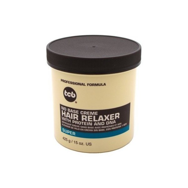 TCB Professional No Base Creme Hair Relaxer Super Strength 425 g/15 oz by Tcb