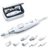 Beurer MP42 Nail Drill, 7-in-1 Nail Kit with Strong Sapphire Nail Drill Bits, Electric Nail File and Nail Buffer Includes Bright LED Light, Pedicure Kit and Manicure Set with Storage Case