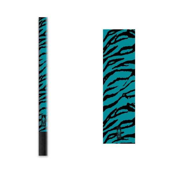 Bohning 4" Tiger Print Arrow Wraps, Standard, Teal Tiger