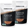 Terrasoul Superfoods Organic Carob Powder, 2 Lbs (2 Pack) - Cocoa Powder Alternative | High in Fiber