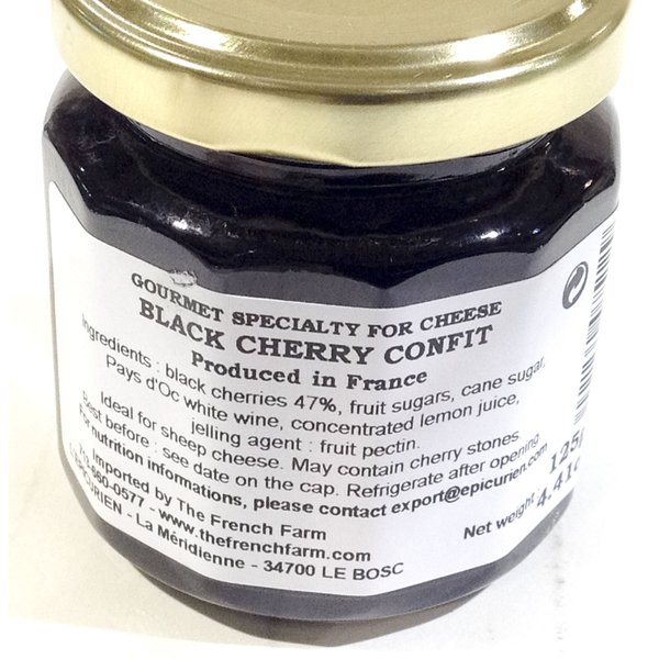 L'Epicurien Black Cherry Confit for Sheep Cheese - 4.41 oz.