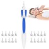 Ear Wax Removal Tool, Ear Wax Remover Kit, Soft Ear Wax Cleaner, Spiral Ear Cleaners with 16 Replacement Heads for Humans, Adult and Kids