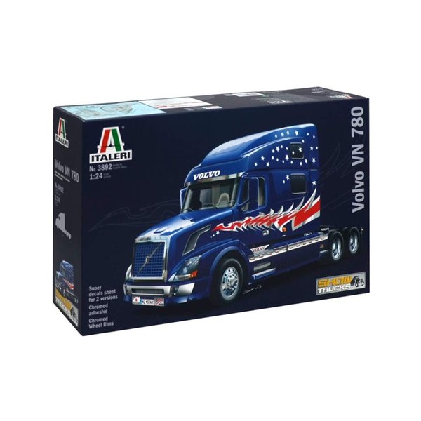 Italeri 3892S Volvo Vn 780 - Super Decals Sheet! -1: 24 Scale - Model Kit