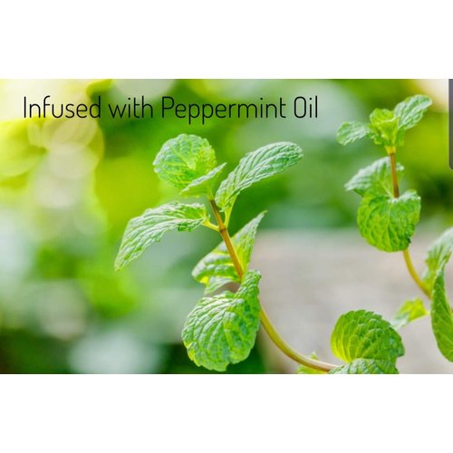 Touch of Mink Natural Foot Lotion Moisturizing Cream Peppermint 8oz