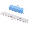 18 Count 100/180 Grit Nail Files and Buffers Kit Double Sided Emery Boards Rough Nail Buffing Blocks Nail Buffer Blocks for Acrylic Nails