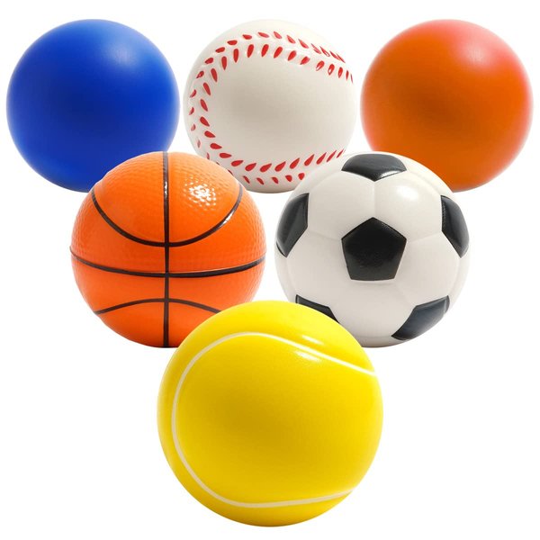 Yonge & Finch Outdoor Toys for Toddlers 1-3, Balls for Toddlers 1-3, Bouncy Balls for Kids, 2 Year Old Toys, Stress Balls Bulk, Soft Play Equipment, Gifts for 2 Year Old Boys Set1