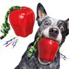 Petsylvania Dog chew Toys - Interactive & Durable Dog Toy for Engaging Playtime - Perfect for Puppies & Small Dogs – Rubber Dog Toy (Red)