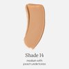 Saie Glowy Super Skin Tint Liquid Foundation - Hydrating Serum Foundation with Lightweight, Medium Coverage - Formulated with Hyaluronic Acid to Hydrate, Brighten and Plump - Shade 14 (1.01 oz)