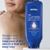 NIVEA Nourishing In Shower Lotion, Water-Activated Body Lotion Enriched with Almond Oil, Instant 24-Hour Moisture, 13.5 Fl Oz Bottle