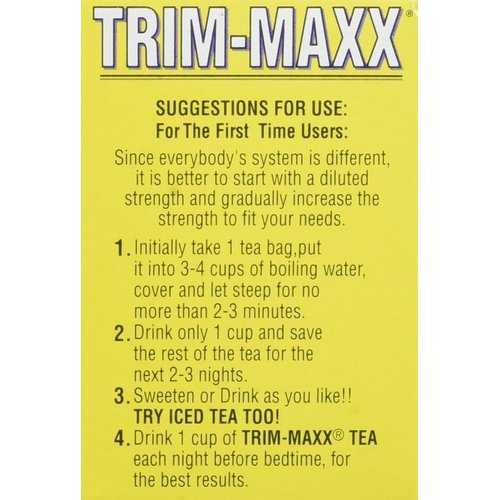 BODY BREAKTHROUGH TEA,DIET TRIM-MAXX,LEMON, 30 BAG