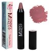 Mommy Makeup Triple Sticks Lipstick & Cream Blush in Toasted Berry (A Soft Mauve Brown) - Soft & Creamy, Moisturizing Multistick For Lips & Cheeks with Medium Coverage
