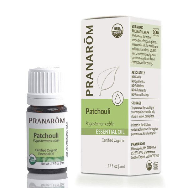 Pranarom - Patchouli Essential Oil (5ml) - 100% Pure Natural Therapeutic Grade Essential Oil for Diffusing and Perfumes | USDA and ECOCERT Certified Organic