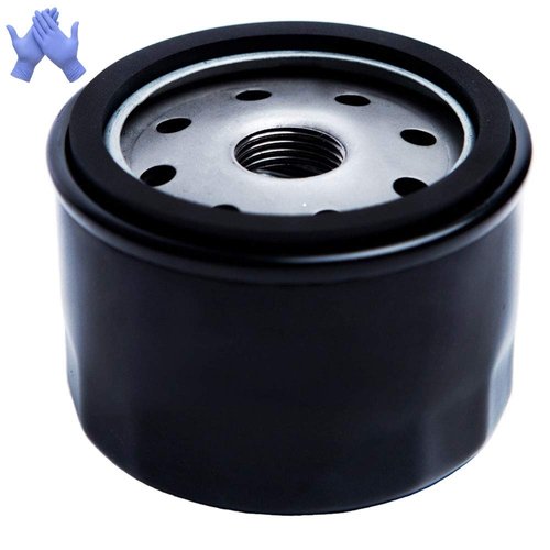 HOODELL 696854 Oil Filter with Gloves, Compatible with John Deere AM125424, Kawasaki 49065 7007, Pro Performance Lawn Mower Oil Filter