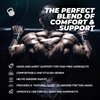 JerkFit WODies Black 3 Hole Gymnastics Grips with Wrist Support (Small) - Latex Free Elastic Pull Up Grip for Cross Training, WODs, Weightlifting - Workout Grips for Men and Women for Palm Protection