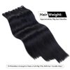 MISSBOX Straight Bundles Human Hair 16A 100% Unprocessed Real Human Hair Extensions 20 Inch 50g/pack Raw Human Hair 1 Bundle Natural Black Color