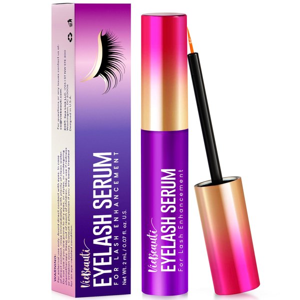 VieBeauti Eyelash Growth Serum: Advanced Lash Enhancing Formula for Longer, Fuller, and Thicker Lashes - 0.1 Fl. Oz.