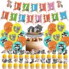Raccoon Party Decorations Cute Animals Birthday Party Supplies Includes Raccoon Birthday Banner Cake Topper Cupcake Toppers Balloons For Woodland Raccoon Birthday Party Baby Shower Decorations
