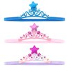 YARIEW Baby Girl Elastic Headbands Star Headband Mermaid Elastic Headbands Toddler Hair Band Baby Crown Toddler Hair Accessories Mermaid Birthday Decorations