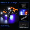 Rorliny LED Light Kit for Lego-42166 NEOM McLaren Extreme E Race Car, Lighting Set Compatible with Lego-42166 NEOM McLaren Extreme E Race Car Building Blocks Model (Lights Only, No Lego Set)