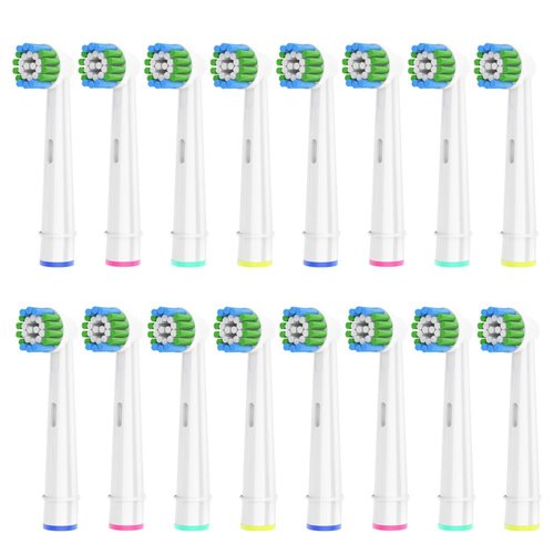 16 Count Precision Replacement Brush Heads Compatible with Braun Oral B Electric Toothbrush, Deep and Precise Cleaning.