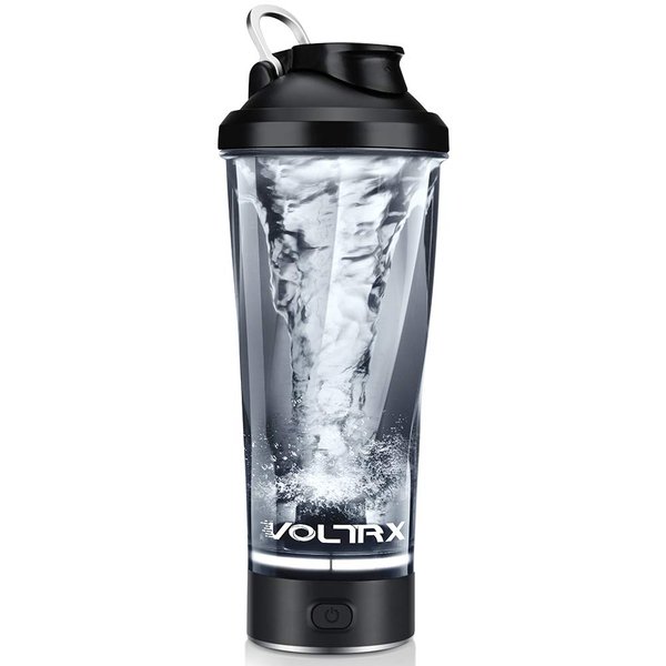 VOLTRX Premium Electric Protein Shaker Bottle, Made with Tritan - BPA Free - 30 oz Vortex Portable Mixer Cup/USB Rechargeable Shaker Cups for Protein Shakes