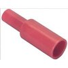 Vinyl Insulated Female Bullet Connectors 22-18Ga 100pcs - Red