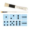 Barn Star Yardzee Dice Stencil Kit, Outdoor Dice Yard Game - Reusable - Giant Wood Dice