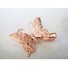 Generic Antique style gold, silver or rose gold butterfly alligator hair clip (set of (Primary color: Gold)
